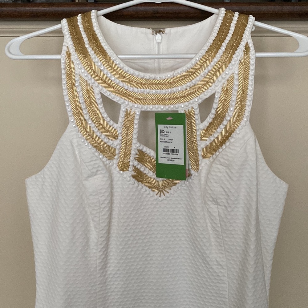 Lilly Pulitzer Shift Dress, Sz 4, new with tags